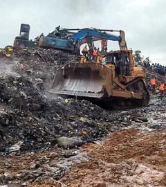 Dutzende in Guinea von Müllkippe verschüttet