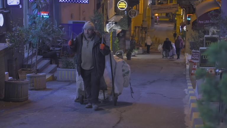 Müllsammler in Istanbul