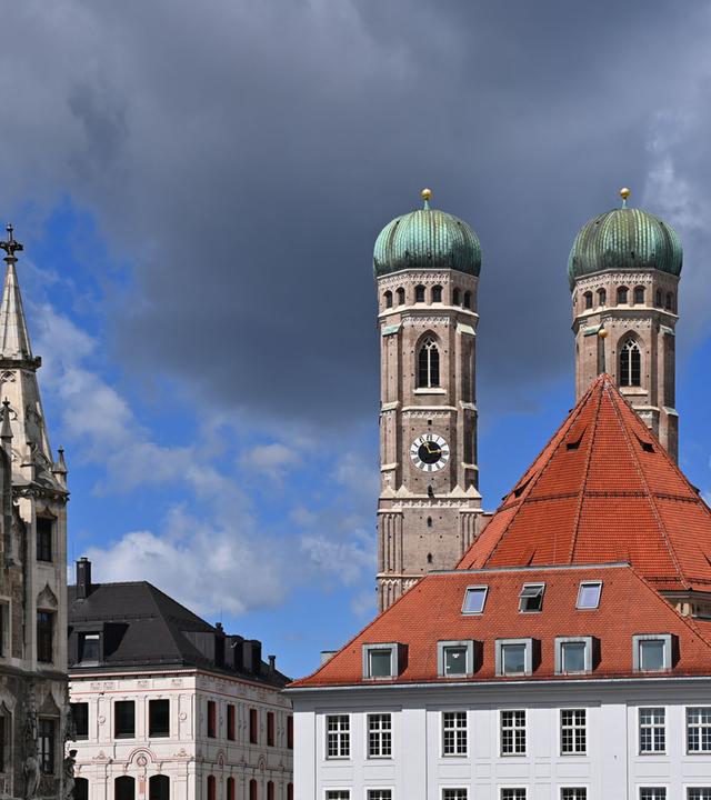 Stadt München, Blick auf die Frauenkirche