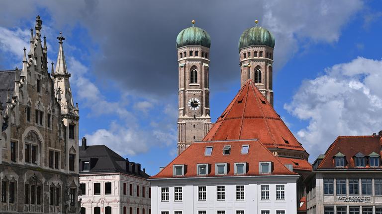 Stadt München, Blick auf die Frauenkirche