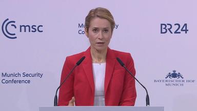 EU-Außenbeauftragte Kaja Kallas auf der Münchner Sicherheitskonferenz