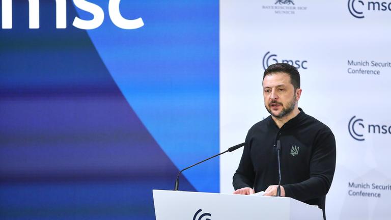 Letzter tag der Münchner Sicherheitskonferenz