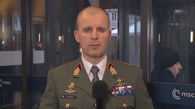 Oberst Markus Reisner auf der Sicherheitskonferenz in München