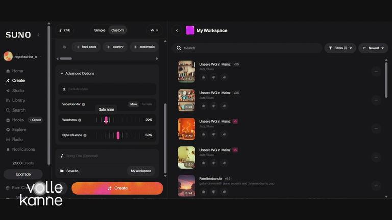 ein KI-Tool, welches Musik generiert
