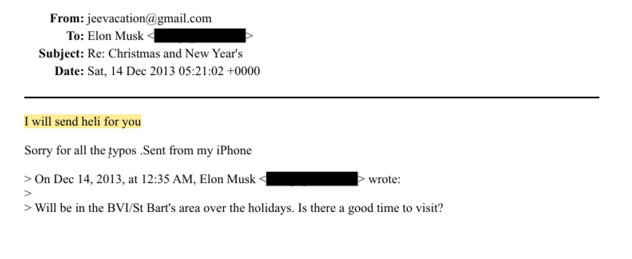 "Ich sende einen Heli für dich"