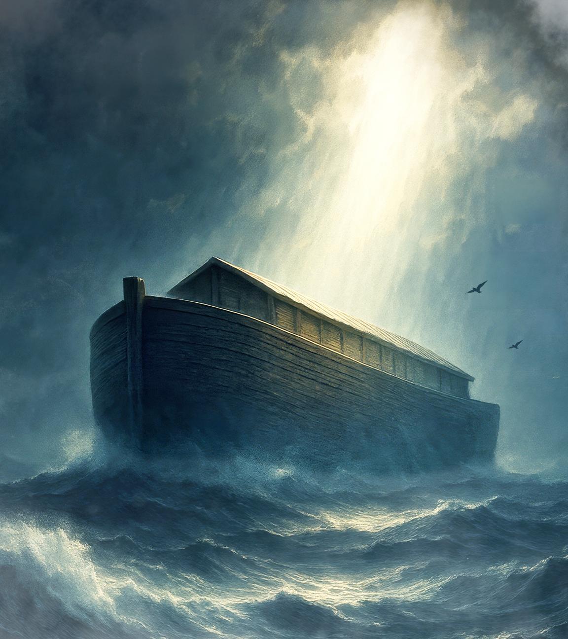 Animation: Die Arche auf hoher See