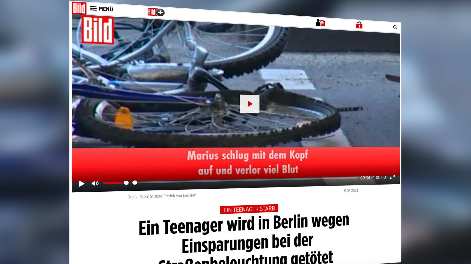 Eine gefälschte Propaganda-Fake-Seite