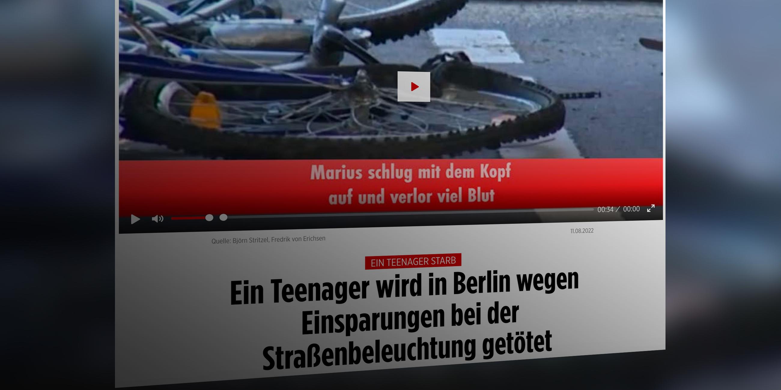 Eine gefälschte Propaganda-Fake-Seite