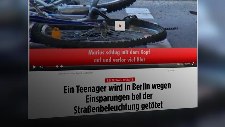 Eine gefälschte Propaganda-Fake-Seite