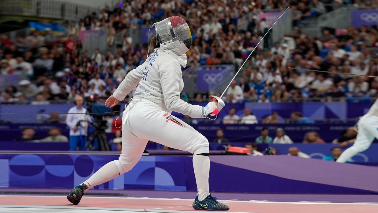 Fechterin Nada Hafez: Im siebten Monat schwanger bei Olympia