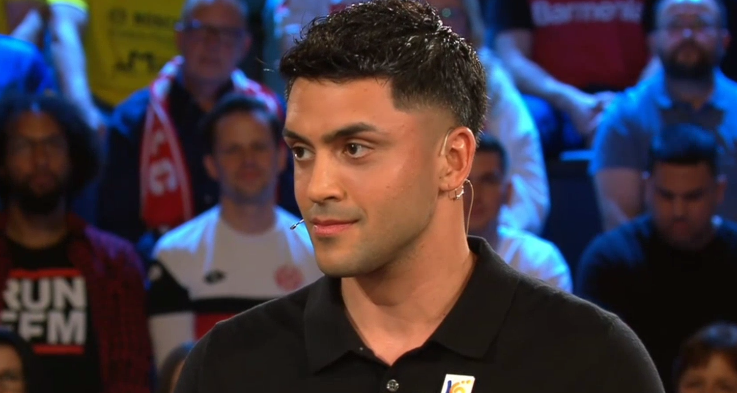 Nadiem Amiri im Sportstudio.