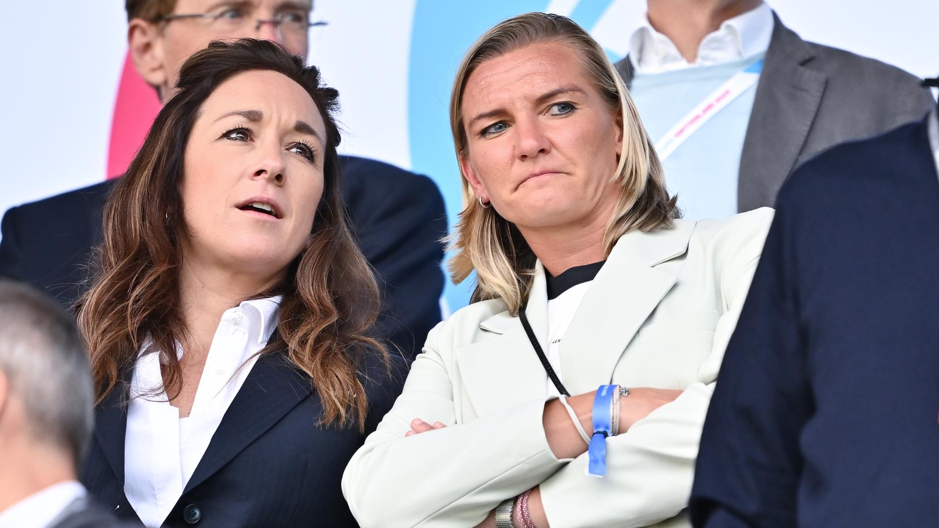 Nadine Keßler und Alexandra Popp