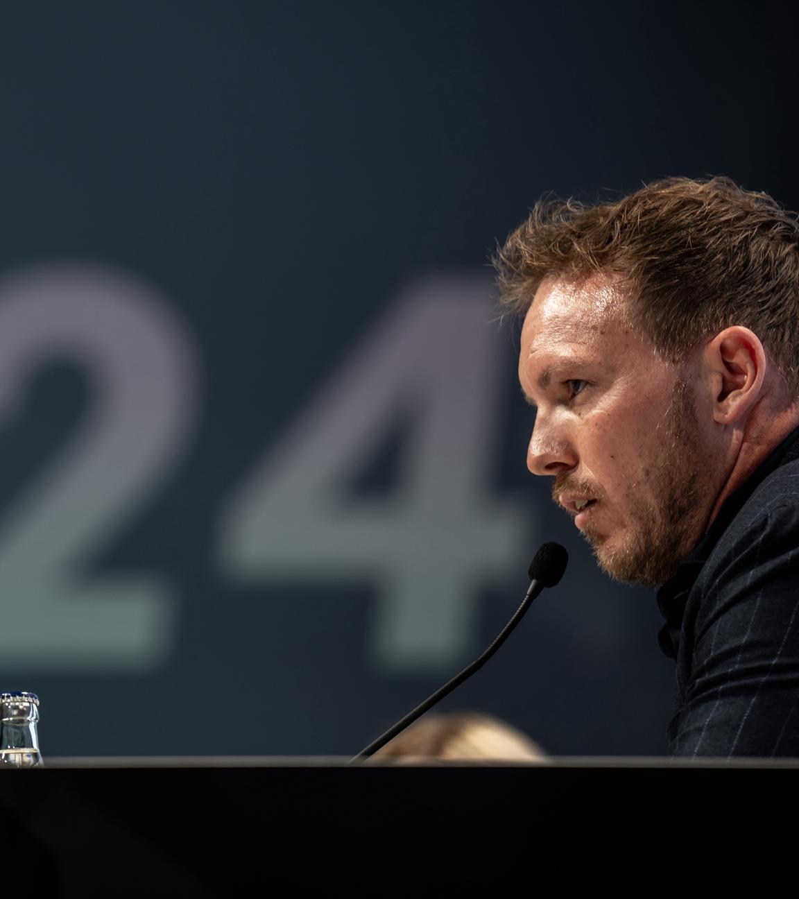 Bundestrainer Julian Nagelsmann bei der Kadervorstellung