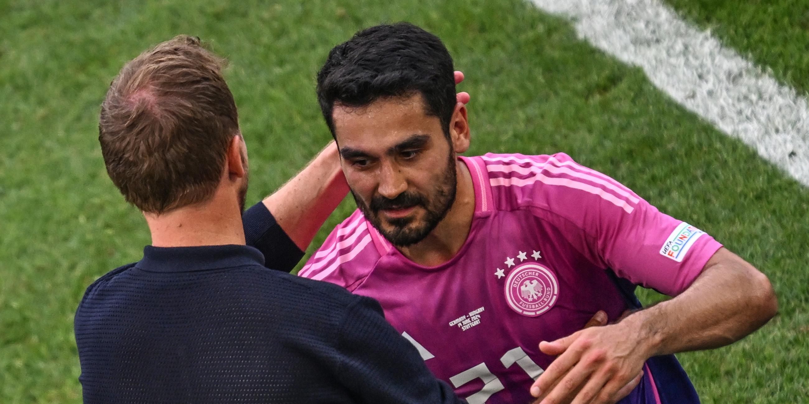 Bundestrainer Julian Nagelsmann und sein Kapitän Ilkay Gündogan