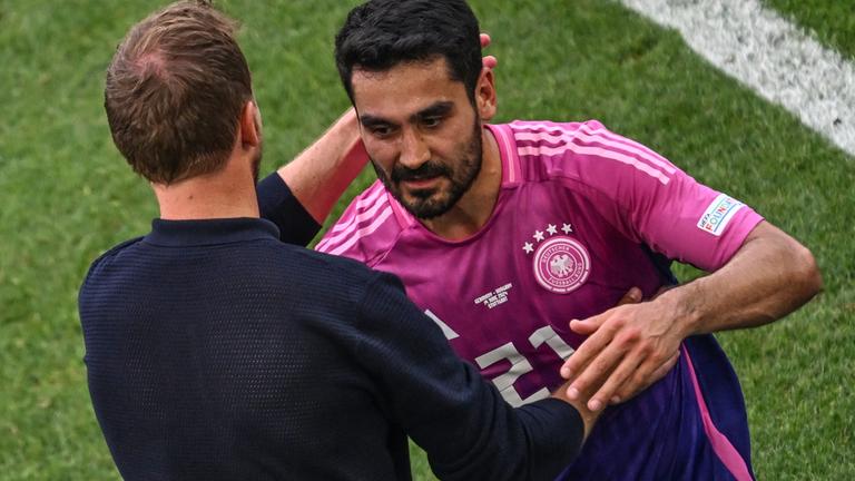 Bundestrainer Julian Nagelsmann und sein Kapitän Ilkay Gündogan