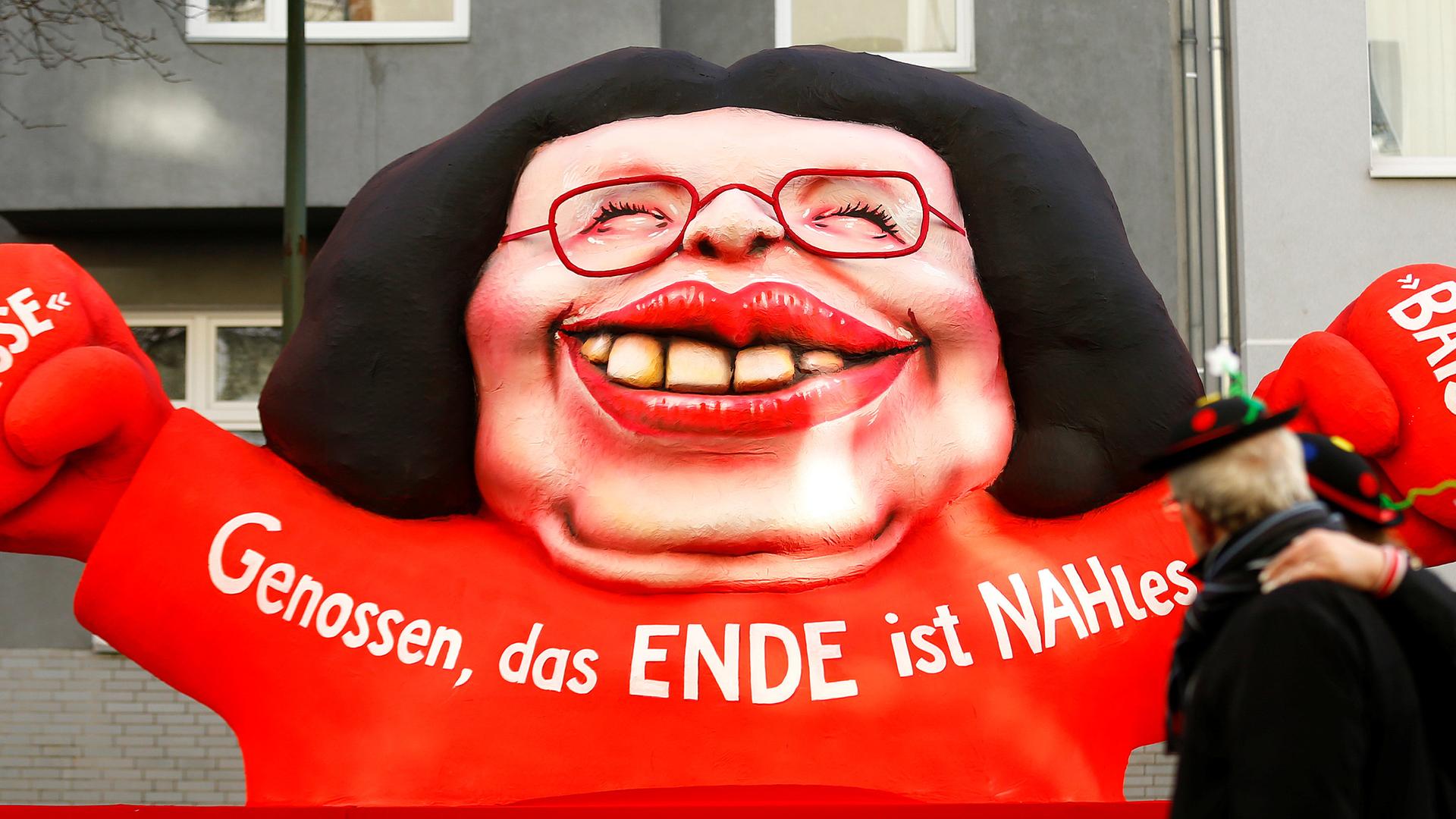 Rosenmontag am Rhein - Düsseldorf: Andrea Nahles