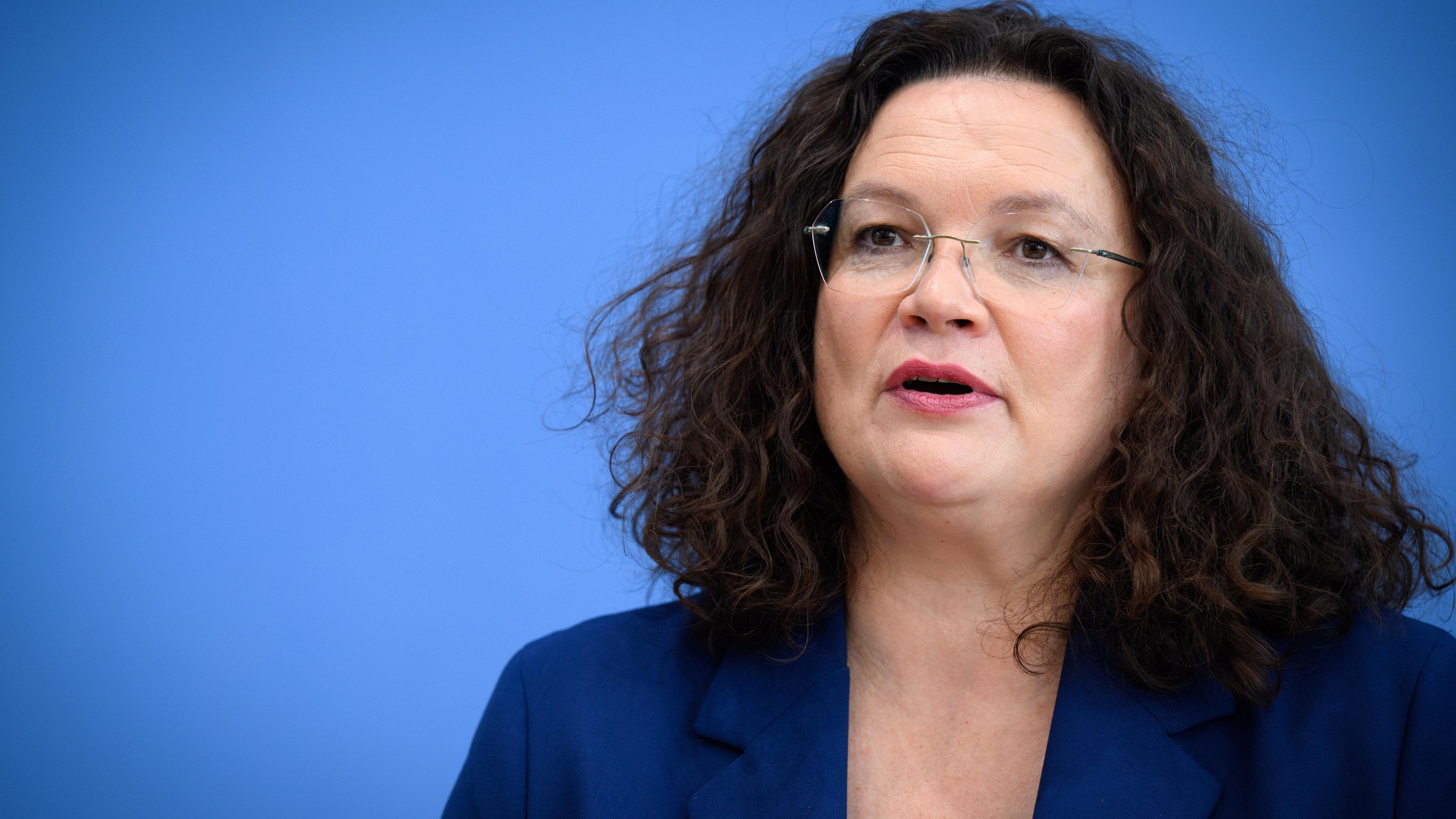 Andrea Nahles, Vorstandsvorsitzende der Bundesagentur für Arbeit