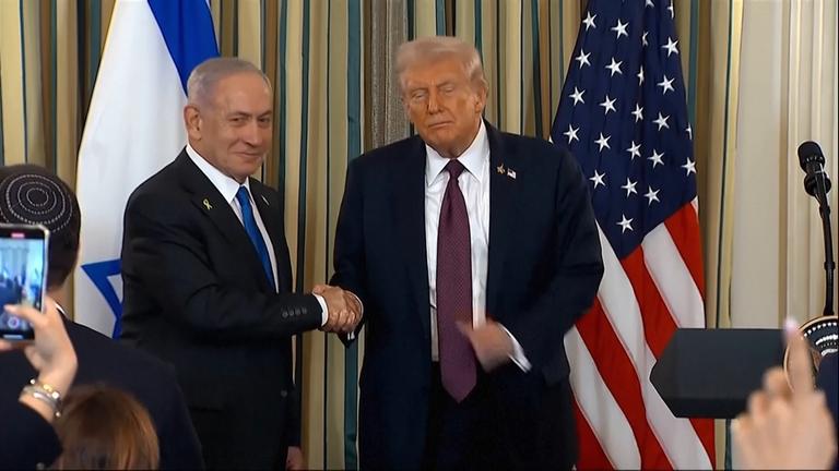 Benjamin Netanjahu und Donald Trump