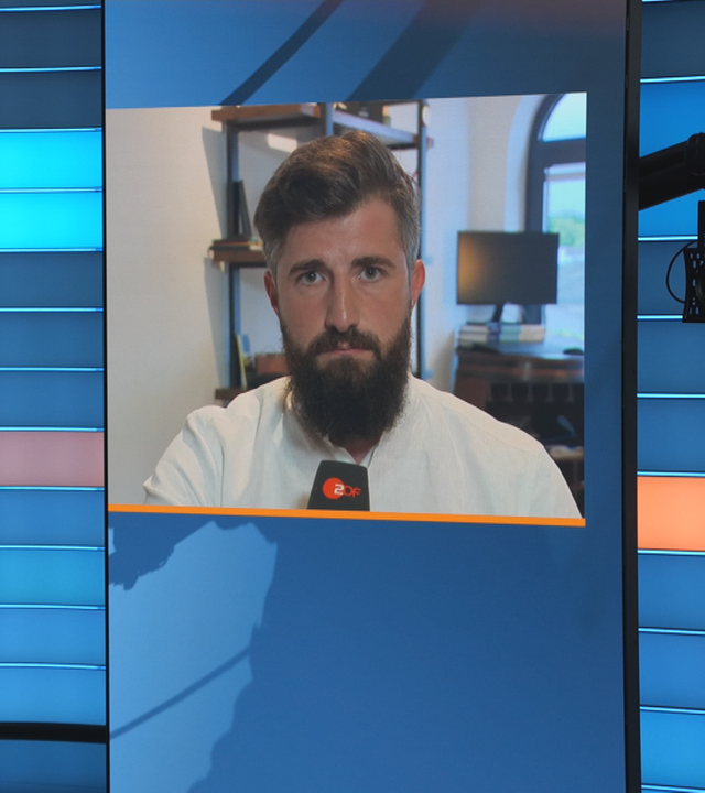 Dr. Amar Mardini bei ZDFheute Live.