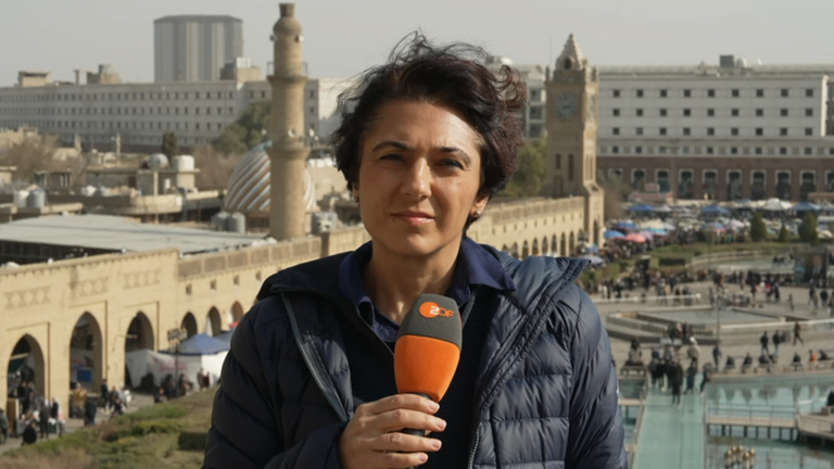 Ein Schaltgespräch mit ZDF-Korrespondentin Golineh Atai.