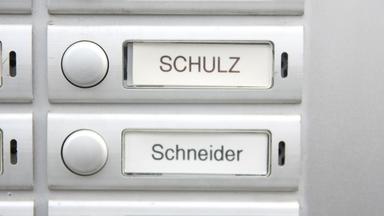 Klingelschilder mit Nachnamen