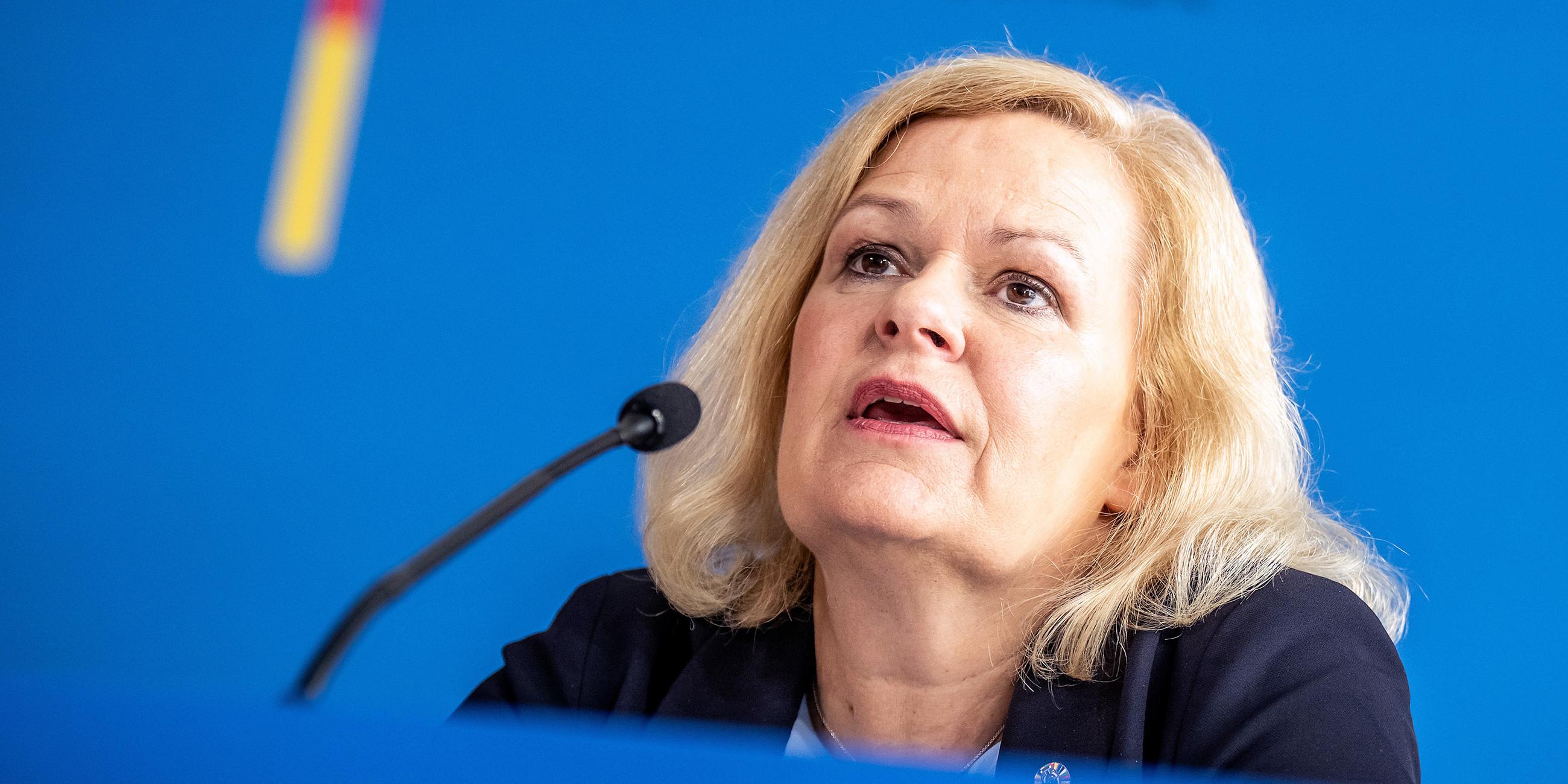 Nancy Faeser (SPD), aufgenommen am 11.07.2024 in Berlin