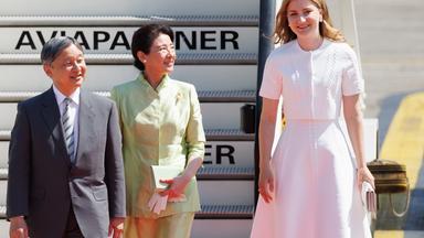 Japanisches Kaiserpaar besucht Belgien