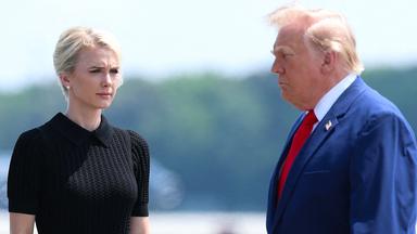 Natalie Harp und Donald Trump