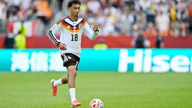 Nathaniel Brown (Deutschland) während des Gruppenspiels der FIFA Fußball-WM 2026 gegen die Elfenbeinküste.
