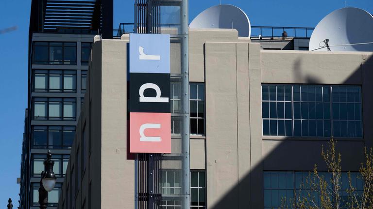 Der Hauptsitz von National Public Radio (NPR) in Washington, D.C., 26. März 2025. 