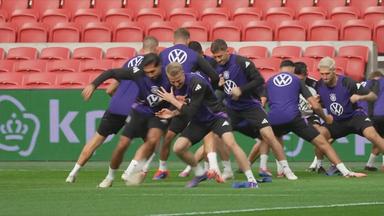 Nationalmannschaft im Training
