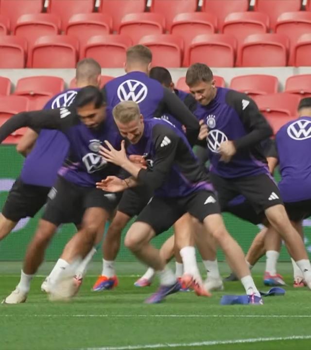 Nationalmannschaft im Training