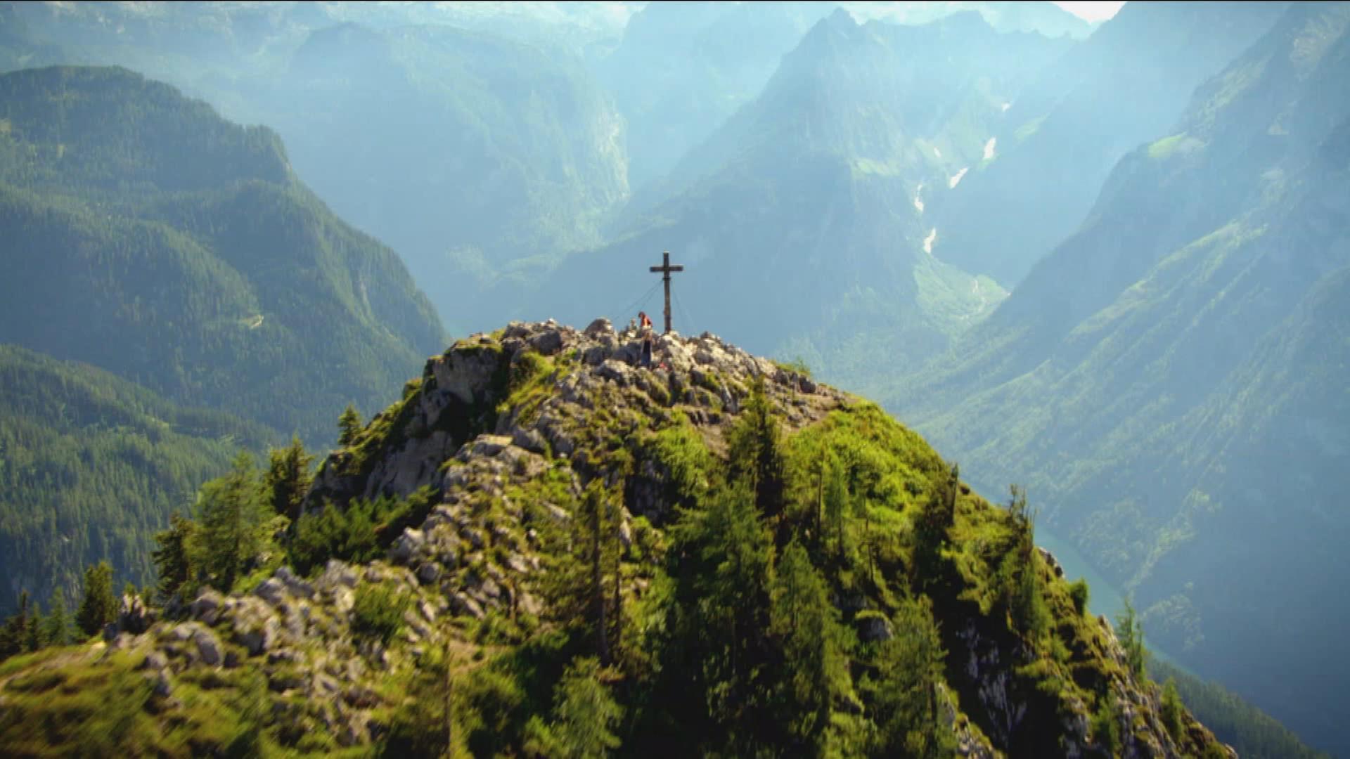 Gipfelkreuz im Nationalpark Berchtesgaden