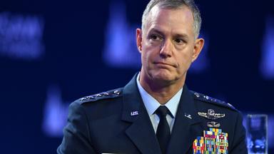 NATO-General Alexus G. Grynkewich, spricht im Rahmen einer Podiumsdiskussion mit dem Titel „Theorie des Sieges: Wie erzielen wir militärischen Erfolg gegen Russland im Bereich Abschreckung und Verteidigung?“