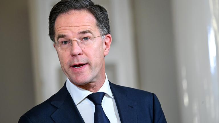 Nato-Generalsekretär Mark Rutte spricht