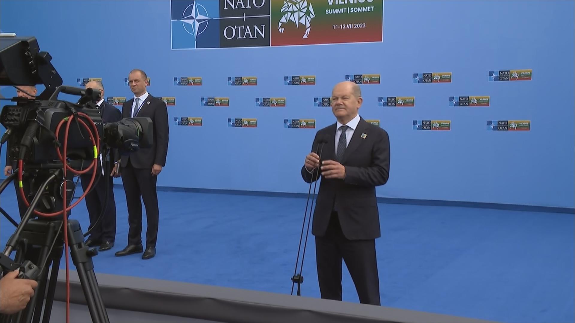 Kanzler Scholz beim Nato-Gipfel in Vilnius