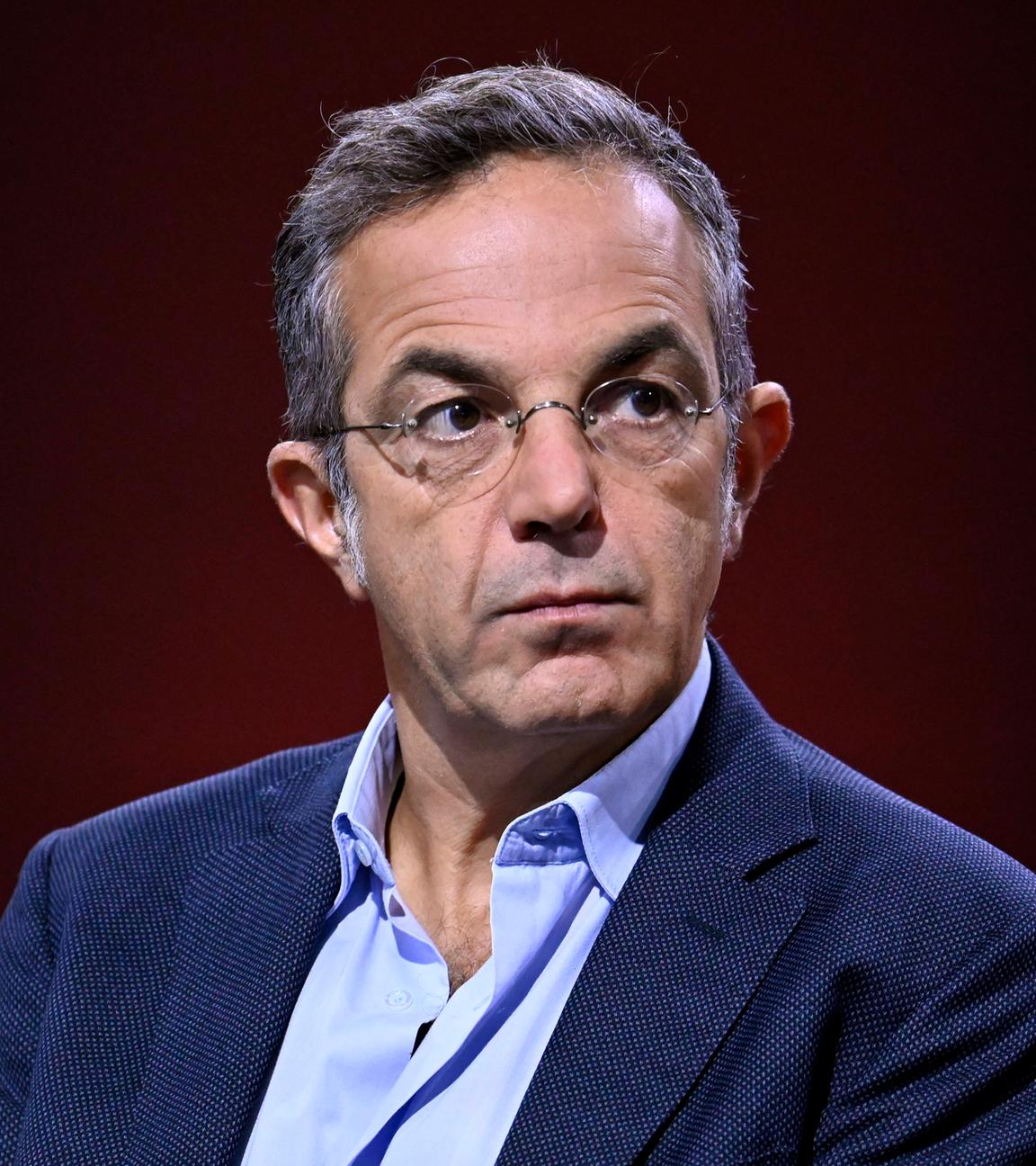 Schriftsteller Navid Kermani auf der Frankfurter Buchmesse am 20.10.2023.