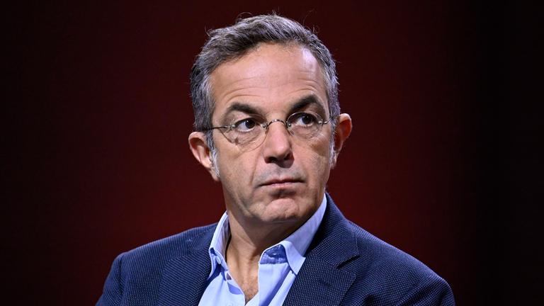 Schriftsteller Navid Kermani auf der Frankfurter Buchmesse am 20.10.2023.