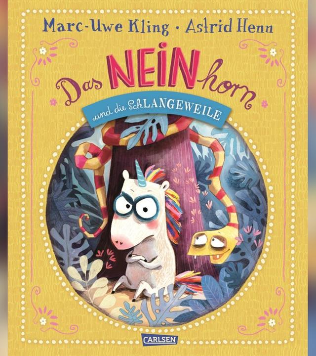 Das Original: Buchcover von Marc-Uwe Klings und Astrid Henns "NEINhorn"