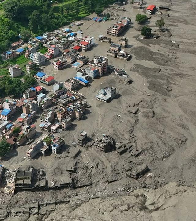 Schlammlawine in Nepal