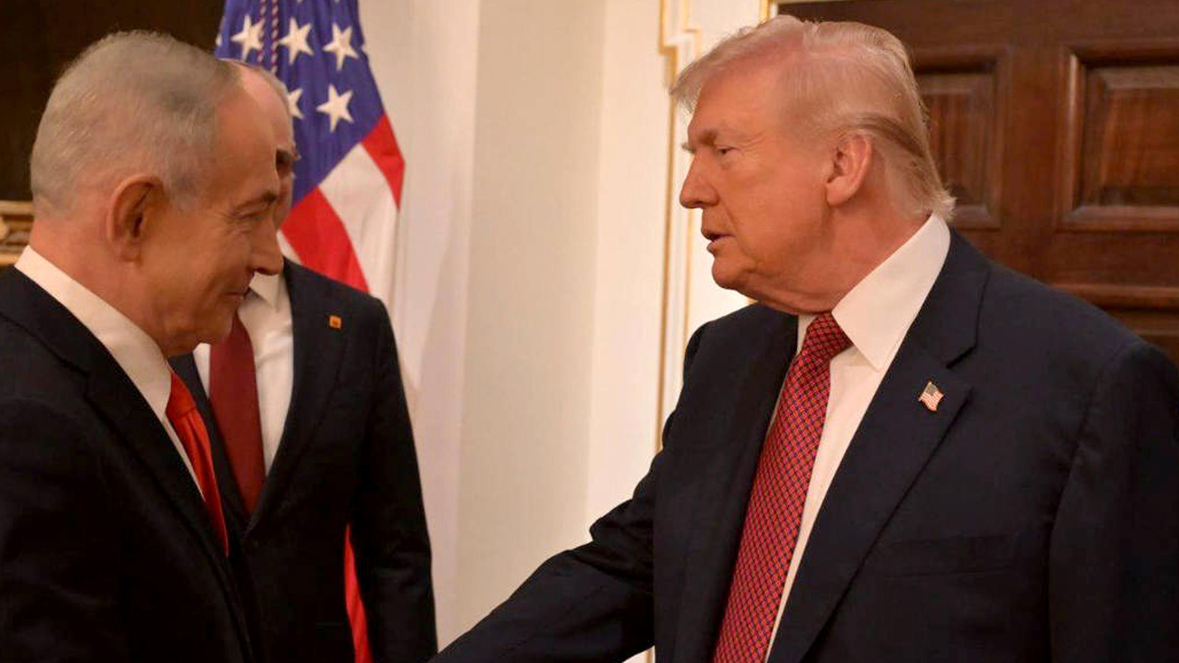 Benjamin Netanjahu und Donald Trump