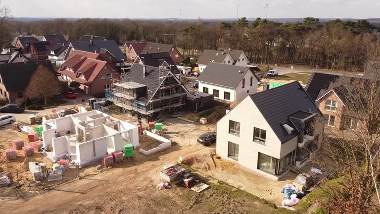 Neubaugebiet in Wallenhorst bei Osnabrück