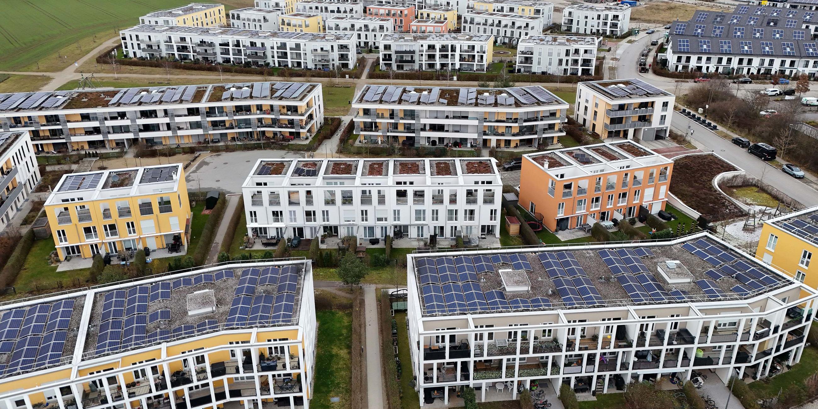 Neubaugebiet im Landkreis München