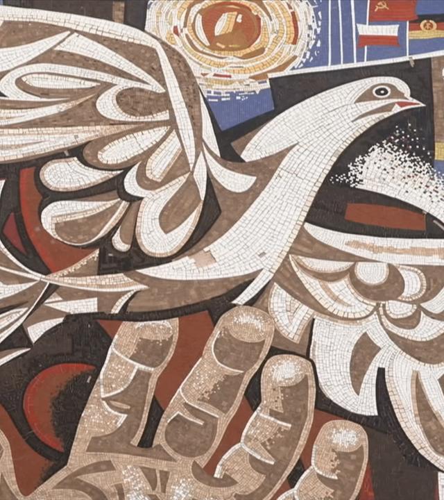 Mosaic mit verschiedenen Elementen