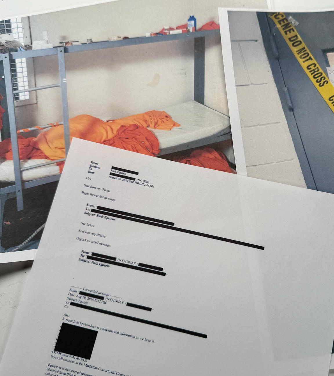 Eine E-Mail, die in den vom US-Justizministerium veröffentlichten Epstein-Dokumenten war.