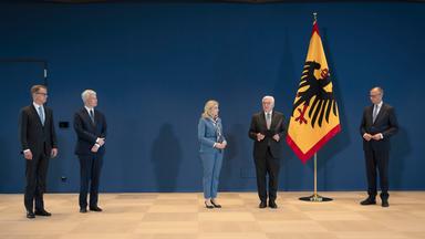 Entlassung und Ernennung von Ministern durch den Bundespräsidenten Steinmeier in Berlin