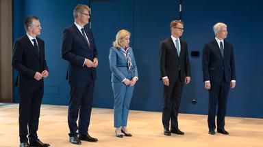 Entlassung und Ernennung von Ministern durch den Bundespräsidenten Steinmeier in Berlin