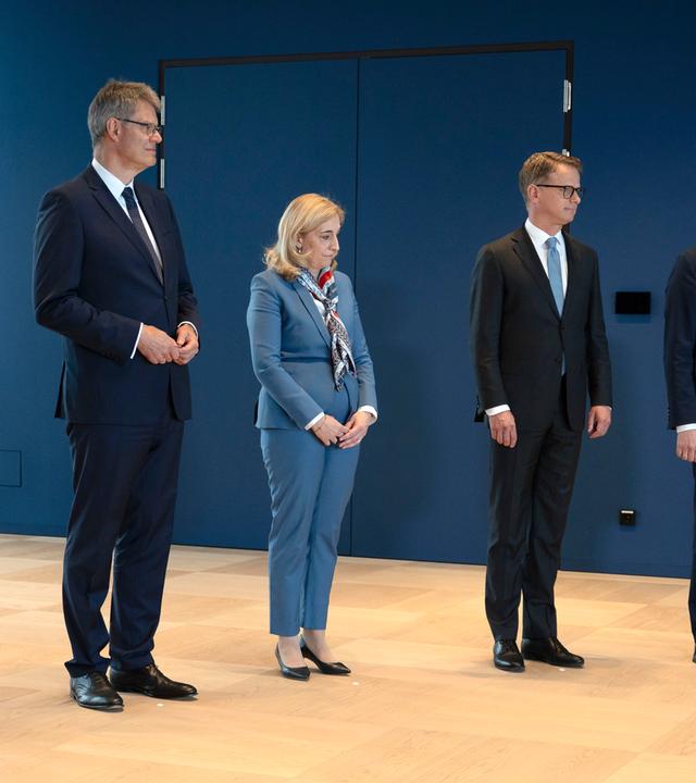 Entlassung und Ernennung von Ministern durch den Bundespräsidenten Steinmeier in Berlin