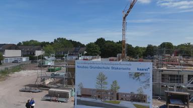Baustelle für neue Grundschule