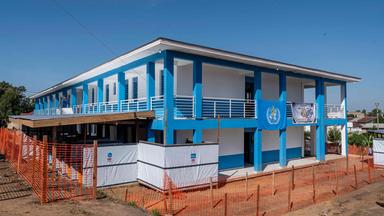 Das neue Ebola-Behandlungszentrum in Bunia